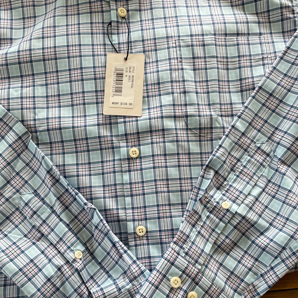 Peter Millar buttoned down men’s dress shirt